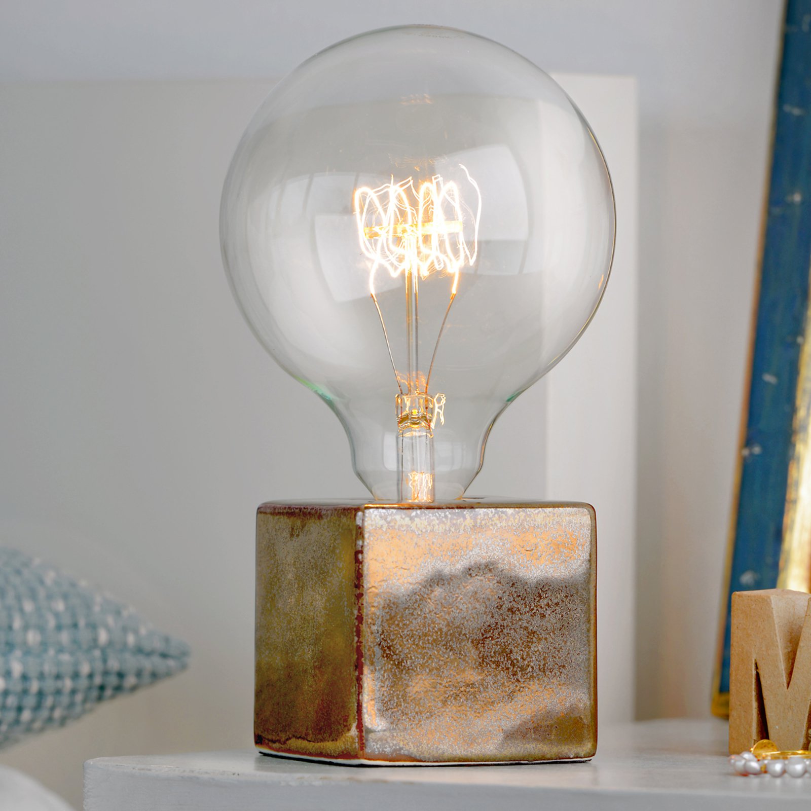 Villeroy & Boch Helsinki – bordlampe bronse