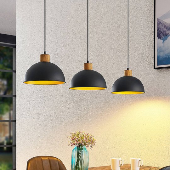 Lindby Flurin hengelampe, 3 lyskilder