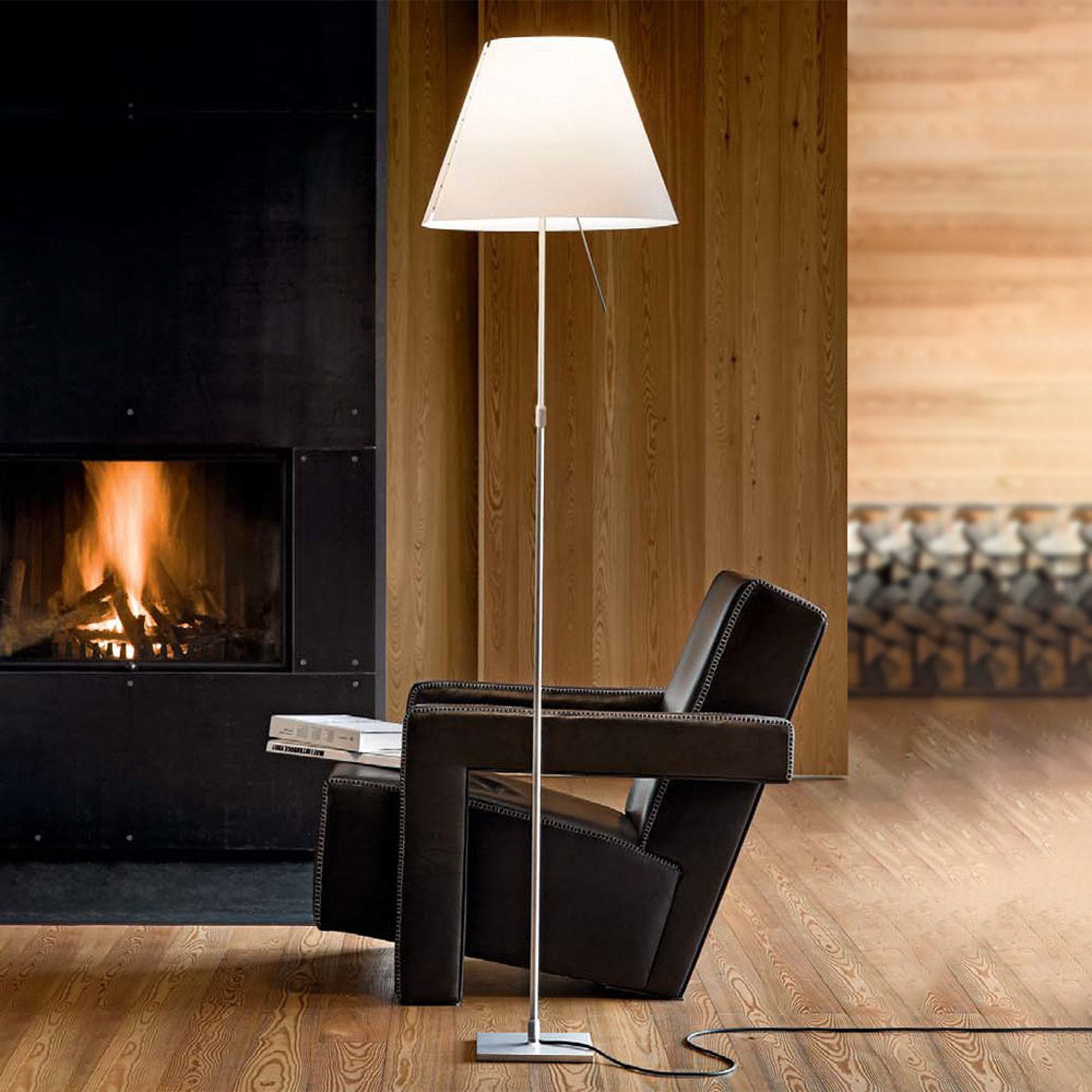 Estetisk stålampe Costanza
