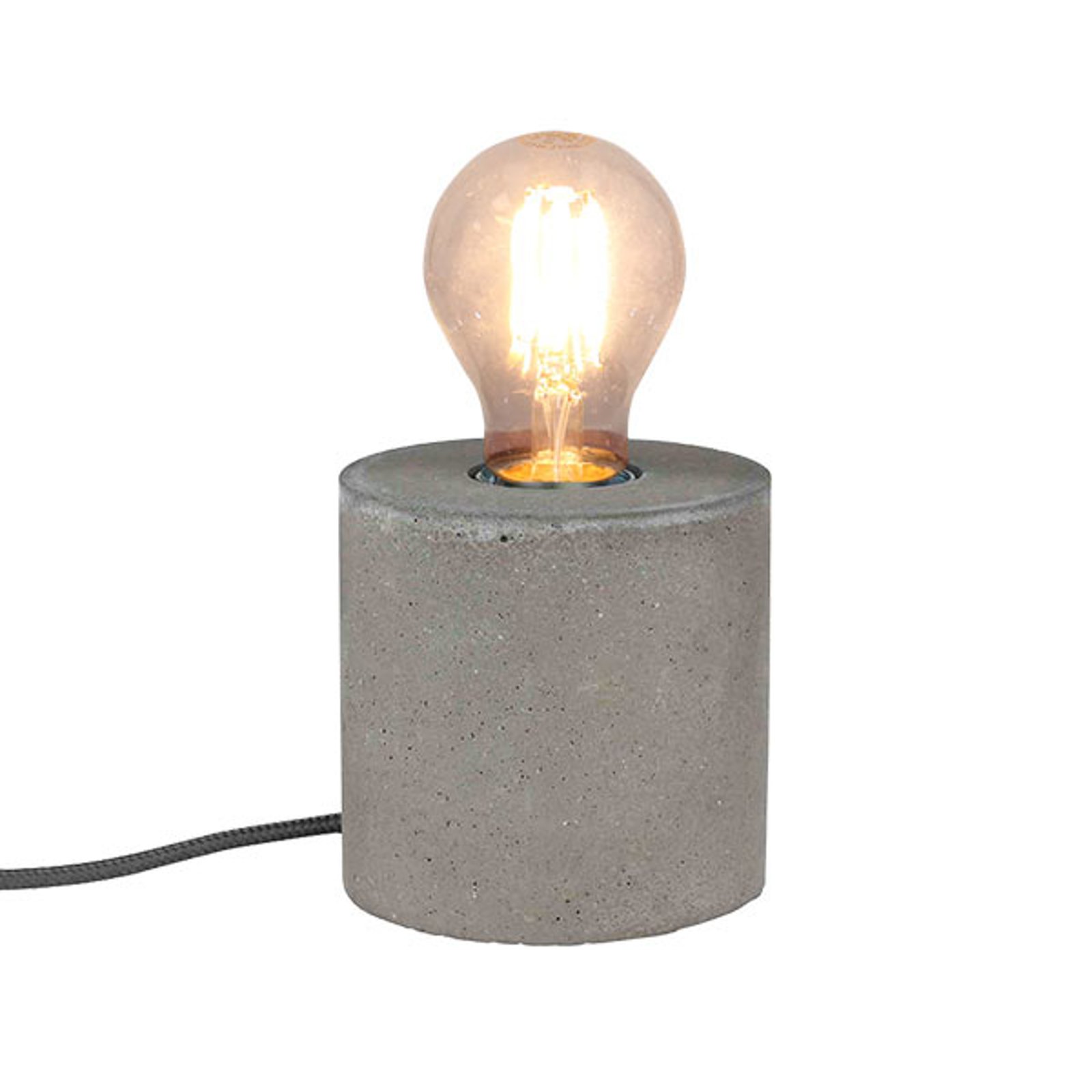Strong - betong-bordlampe i rund form