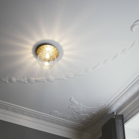 Nuura Liila 1 Large vegglampe 1 lysk. gull/klar