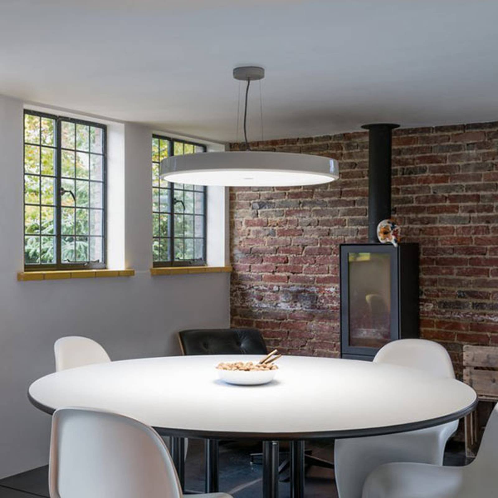 SLV Sphera LED-hengelampe, dimbar, Ø 75 cm