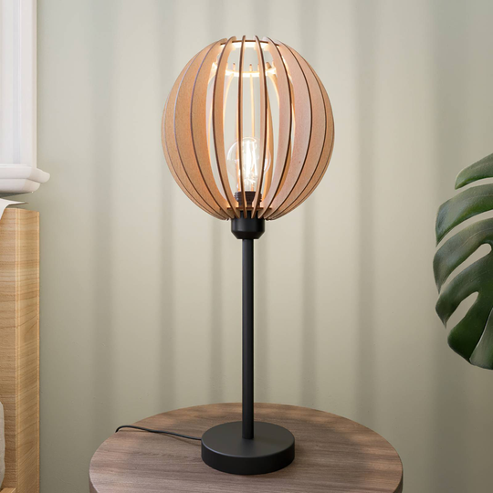 Envolight Clay bordlampe, kryssfinér bjørk, 47cm