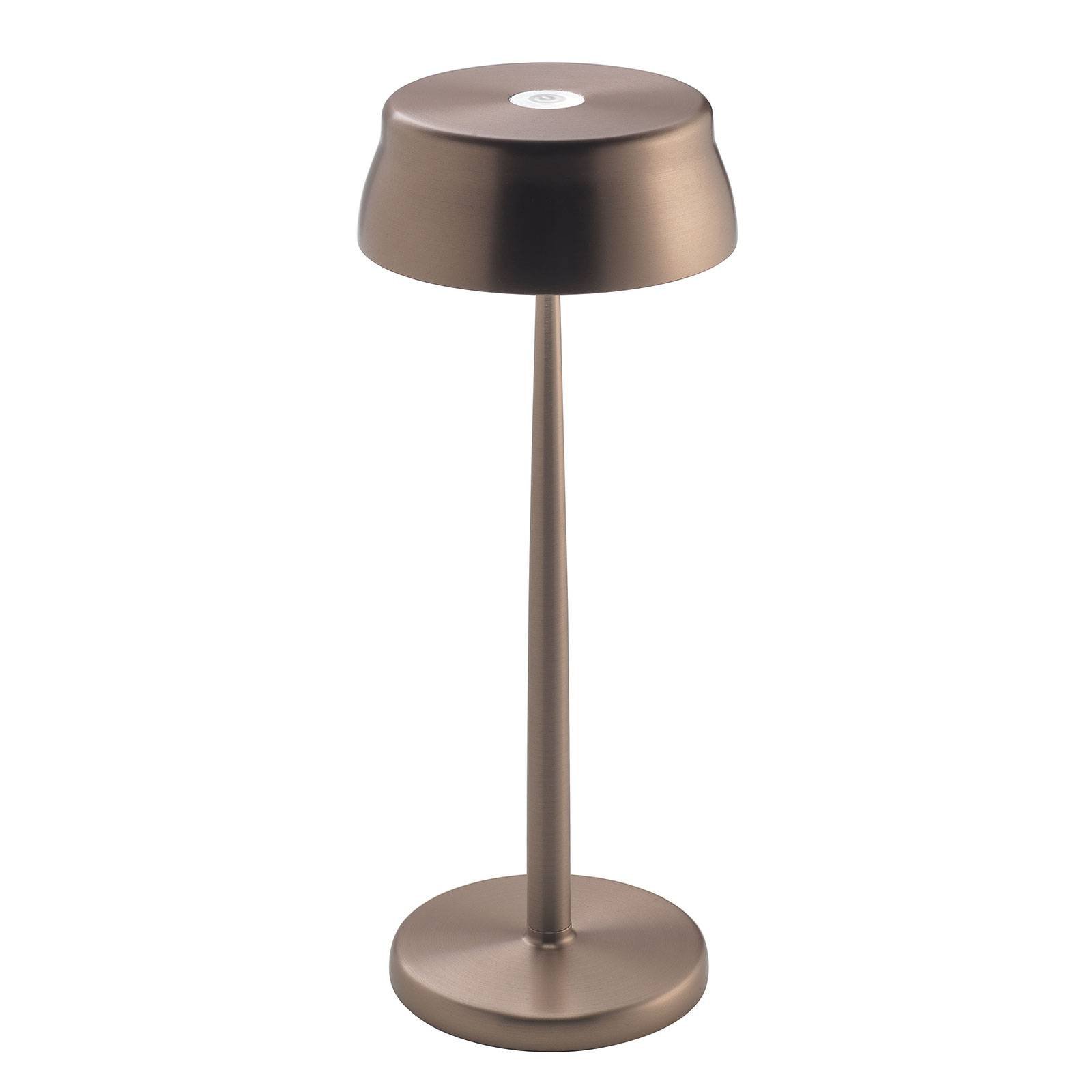 LED-bordlampe Sister Light, dimbar, kopper