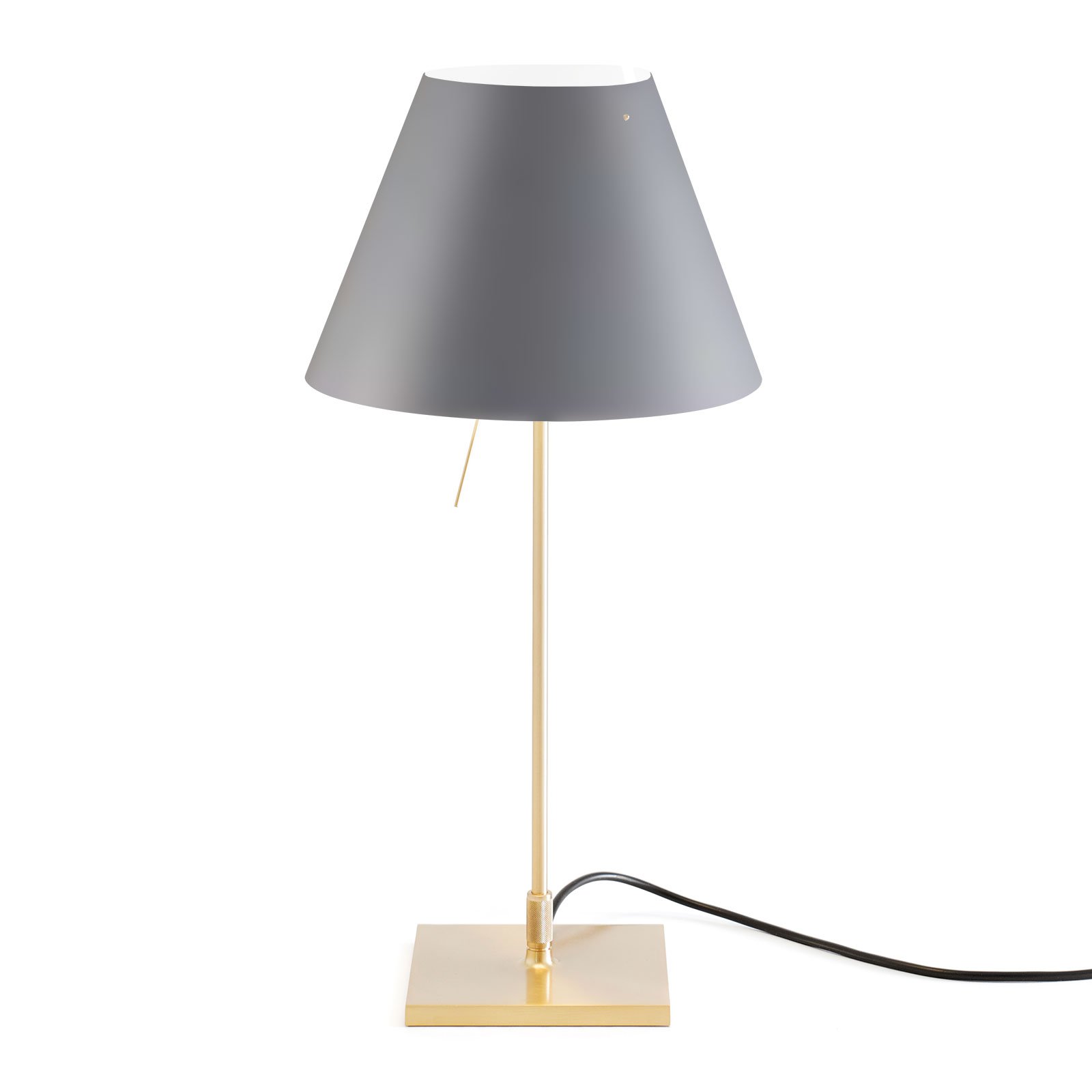 Luceplan Costanzina bordlampe messing betonggrå