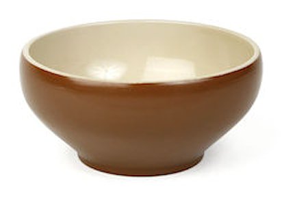 Skål 40 cl Brun/beige