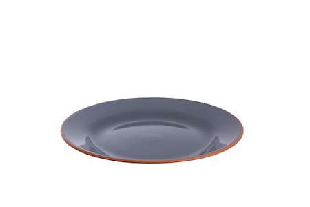 Tallerken d28 cm, grå