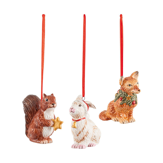 Villeroy & Boch Nostalgic Ornaments Juledekorasjon Skogsdyr 3pk