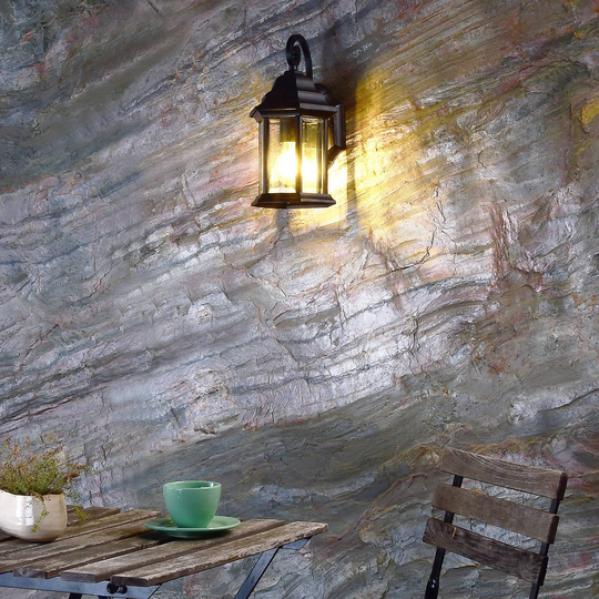 Saiph utendørs vegglampe, E27, svart
