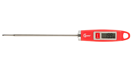Digitalt husholdningstermometer, rød