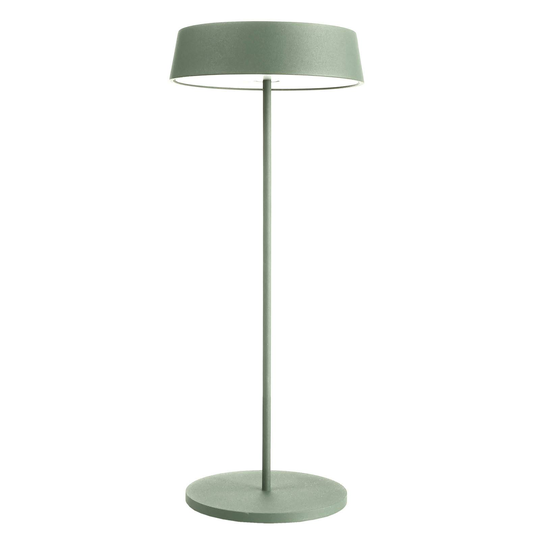 LED-bordlampe Miram med batteri, dimbar, grønn