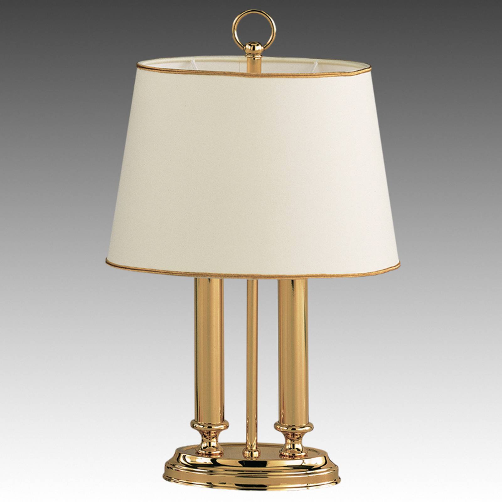 Eksklusiv bordlampe Queen mini, messing