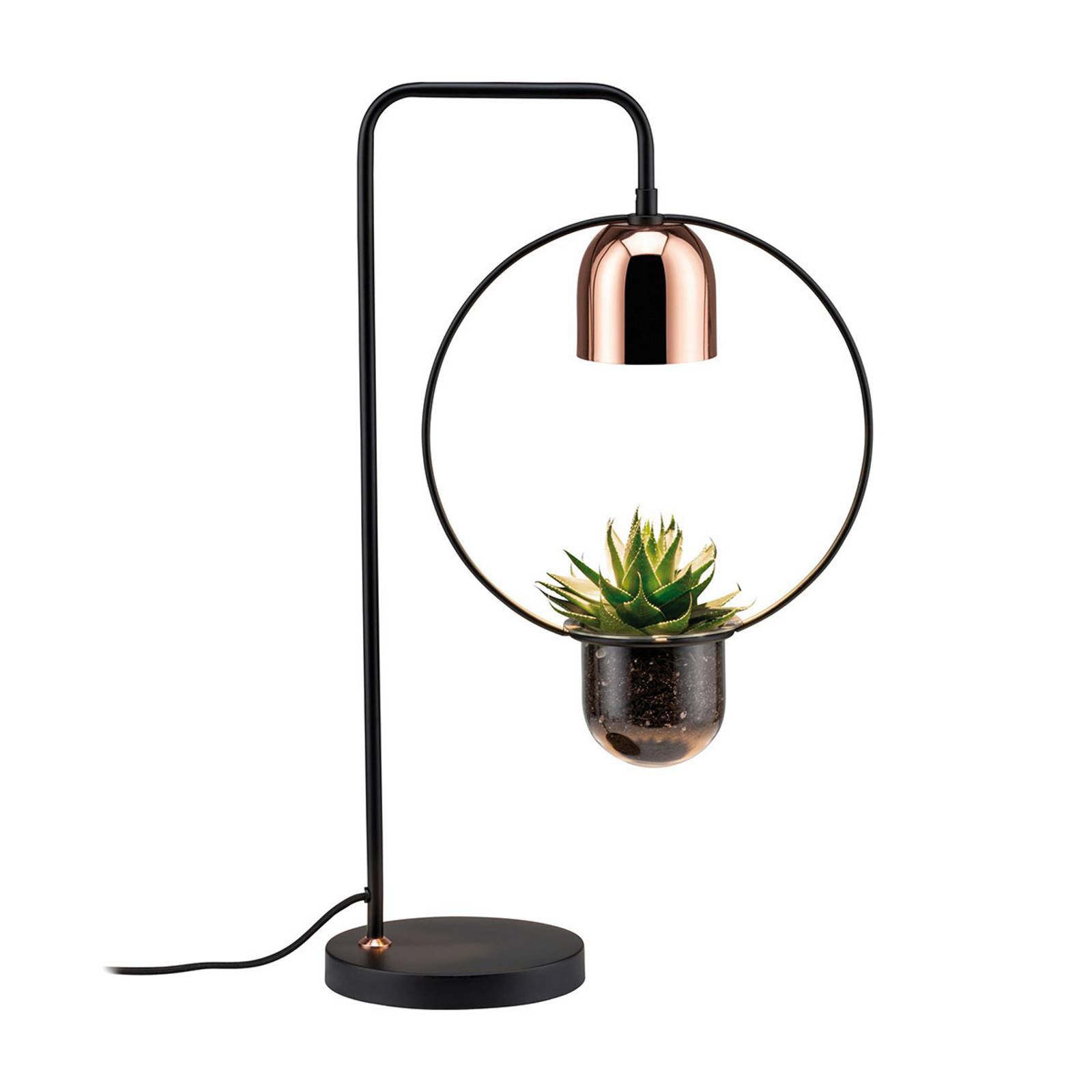 Paulmann bordlampe Fanja med plantepotte