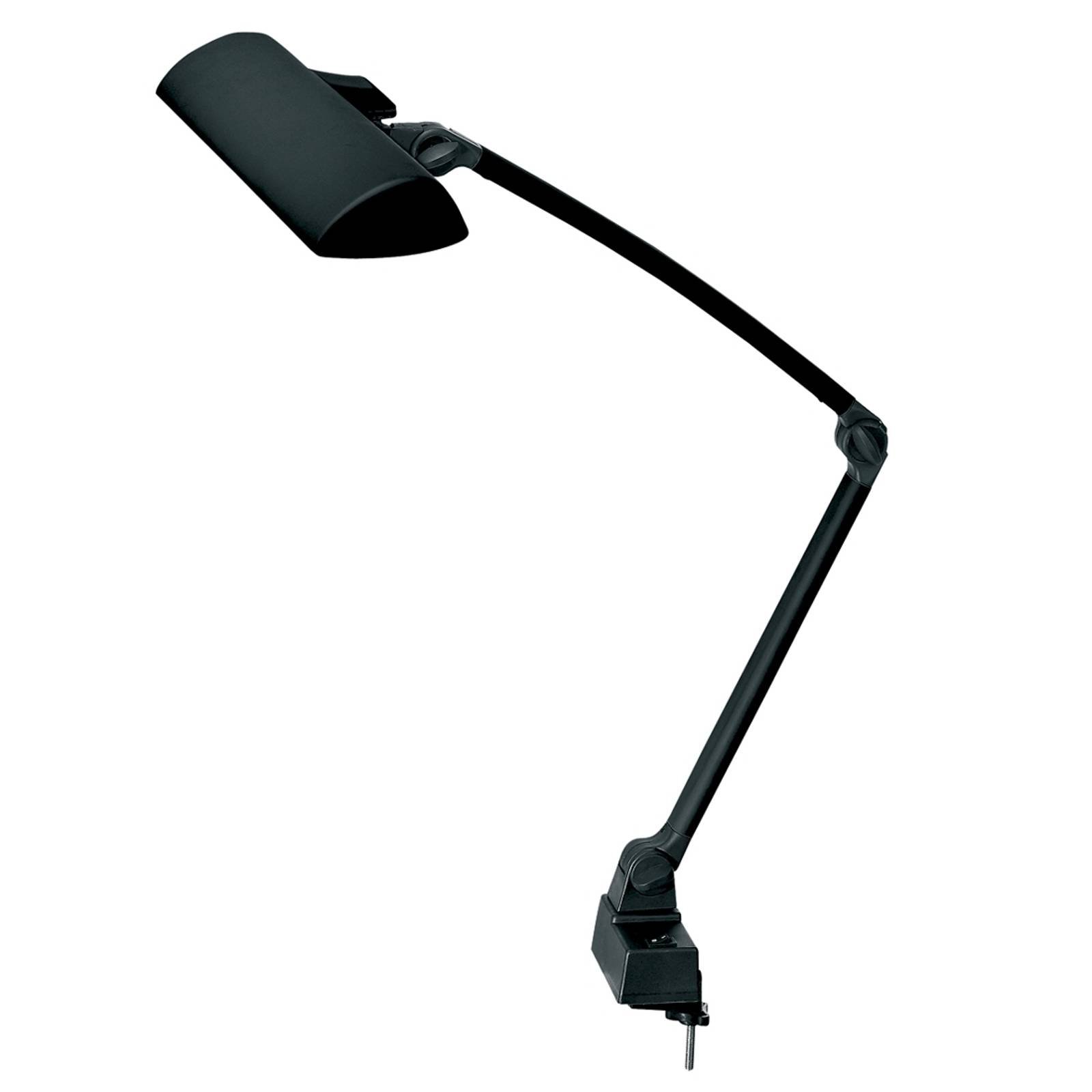 Svart CLIP skrivebordslampe