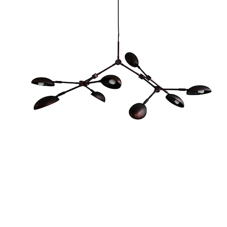 Drop Chandelier pendel Mini, Burned Black