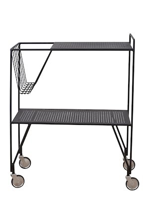 Use Sidebord på hjul Svart