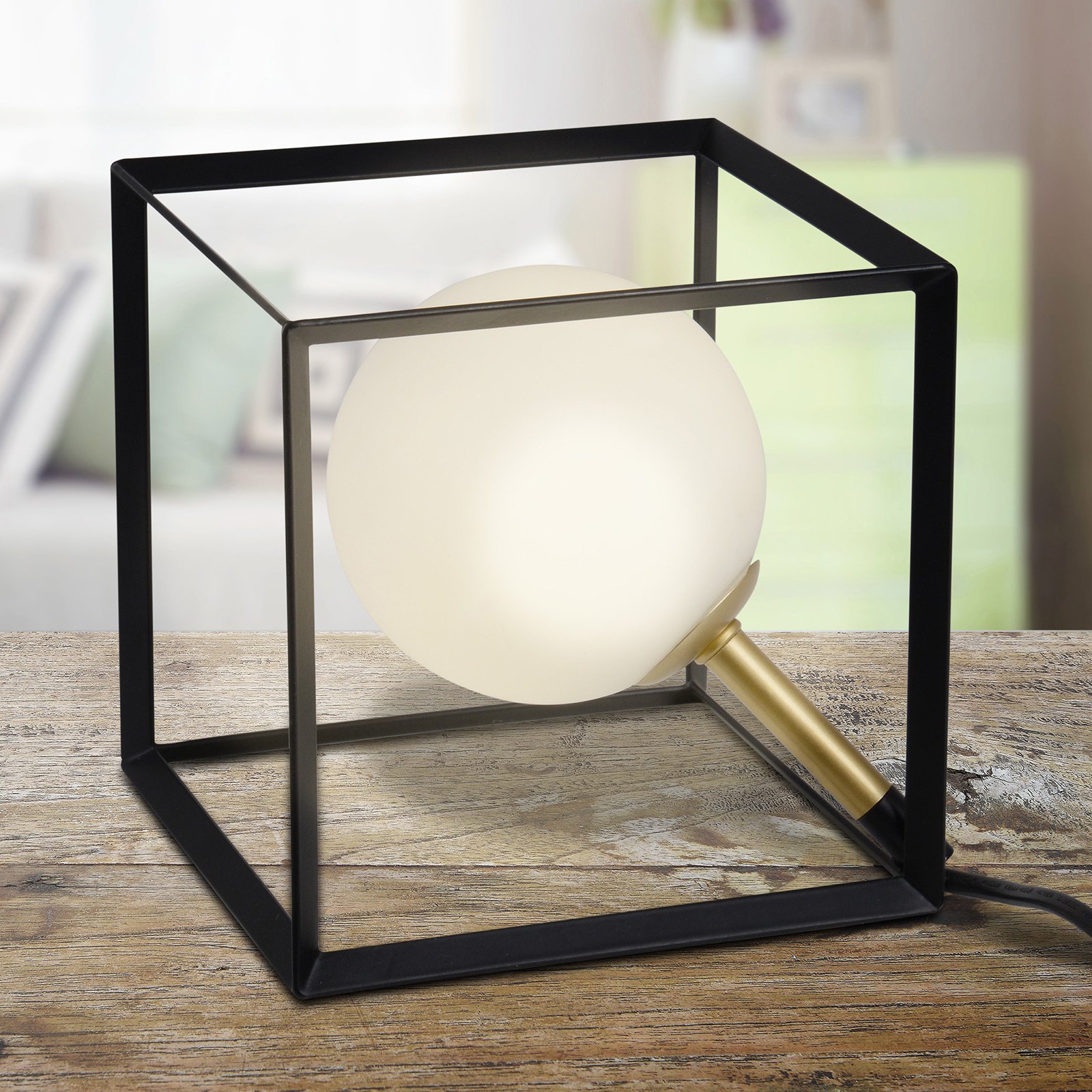 3168922 LED-bordlampe i markant terningutseende