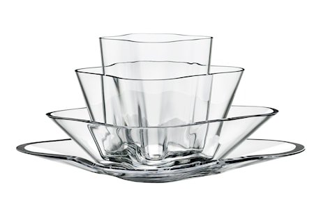 Aalto Vase blomst klar 4-deler