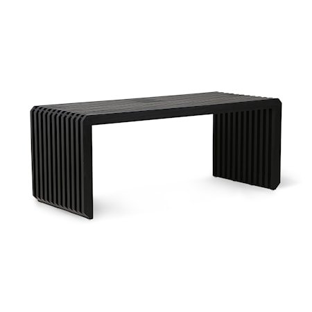 slatted Bench/Element Black