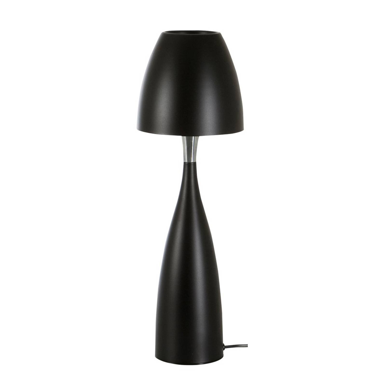 I svart - liten LED-bordlampe Anemon 38,9 cm