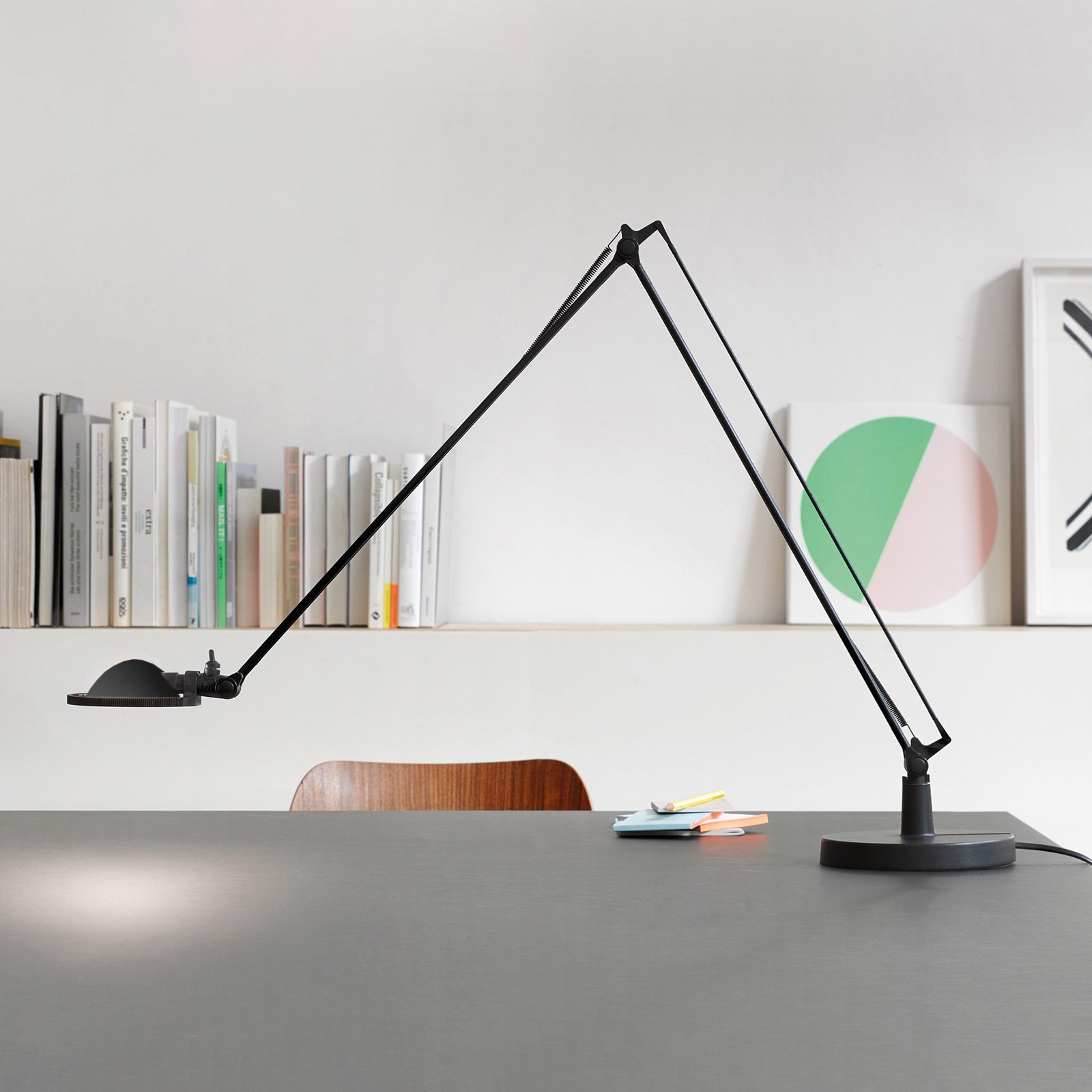 Luceplan Berenice 15cm, svart, metall-reflektor