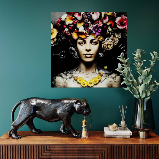 KARE Animal Bagheera bordlampe svart panter