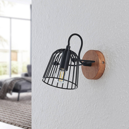 Lindby Adalin vegglampe, bur