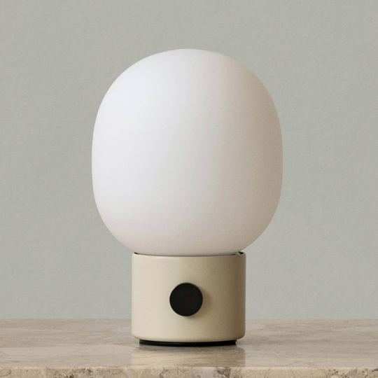 Menu JWDA LED-bordlampe med batteri, alabast