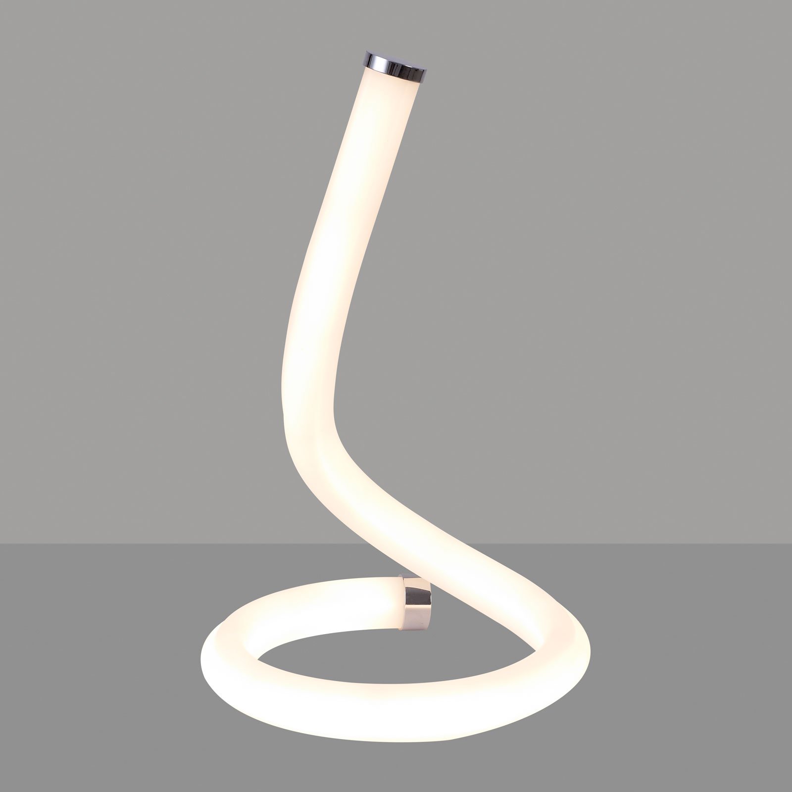 Nur Line LED-bordlampe i krom og hvitt