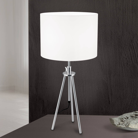 Bordlampe Roger, tripod, høydejusterbar