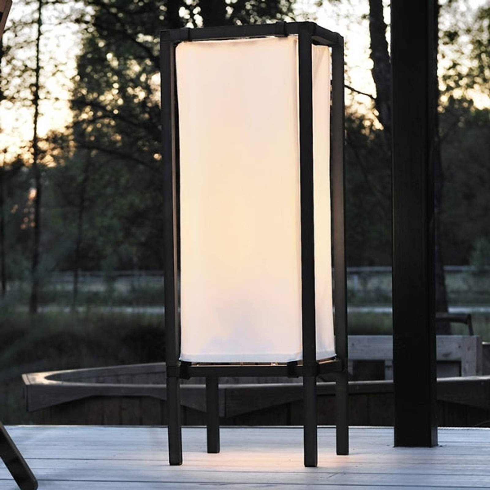 Moderne NEW PALERMO gulvlampe med stoff