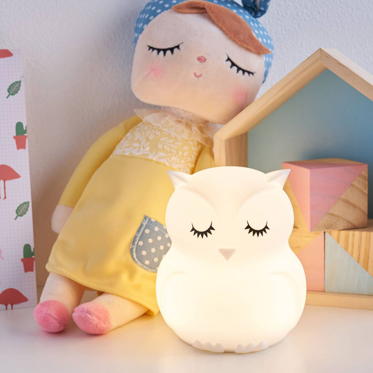 Pauleen Good Night Owl LED-nattlampe, fargeveksel