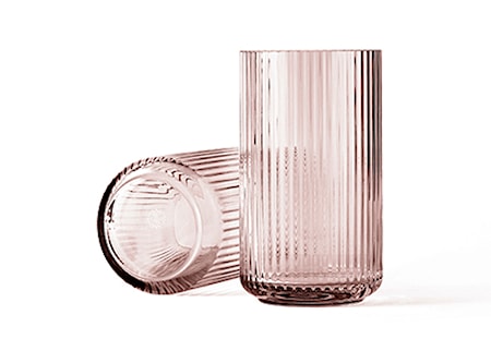 Lyngby Vase Burgundy Munnblåst Glass H 31 cm