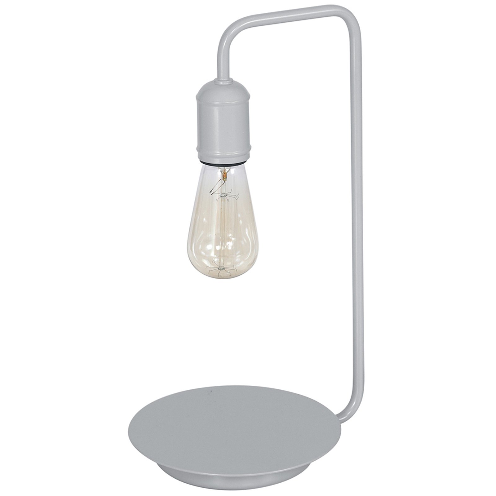 8984 bordlampe med åpen fatning, grå