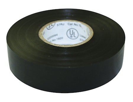 Elektrisk tape 20m Svart 19x0,13mm