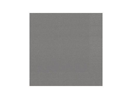 Serviett 3-lags 33 x 33 cm granittgrå (125)