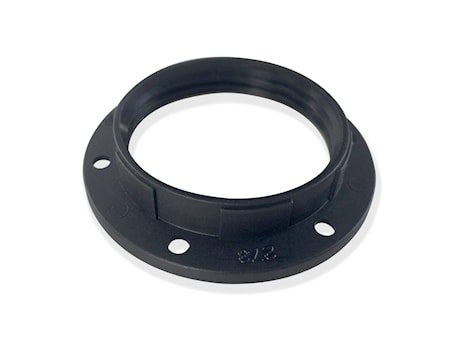 Skjermring E27 Gjenge Svart 40x2,5