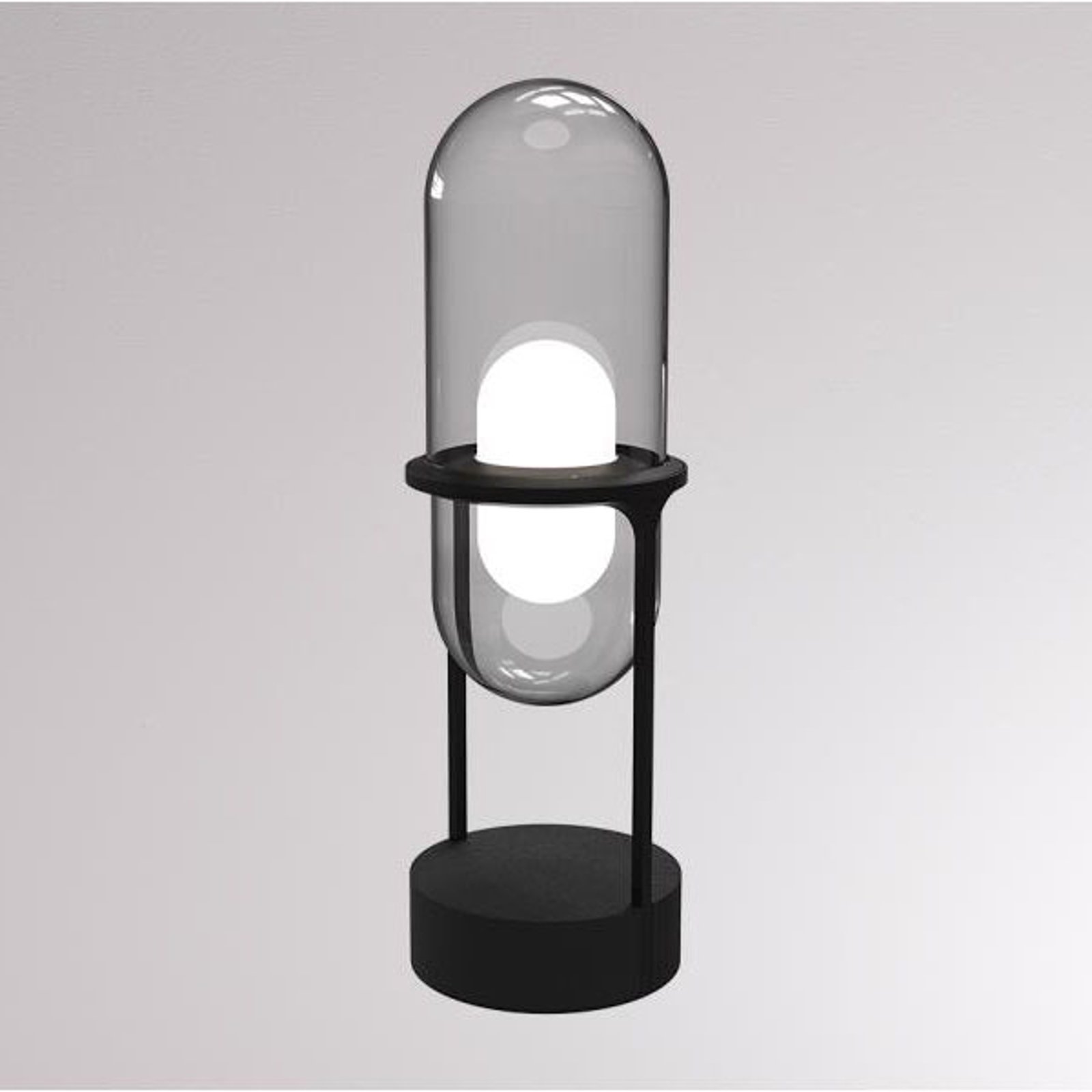 LOUM Pille LED-bordlampe grå/grå