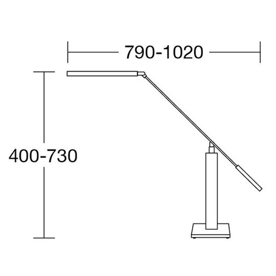 HerzBlut Otto O LED-bordlampe eik natur