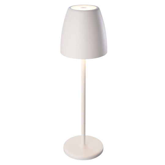 Megatron LED-bordlampe m batteri Tavola hvit