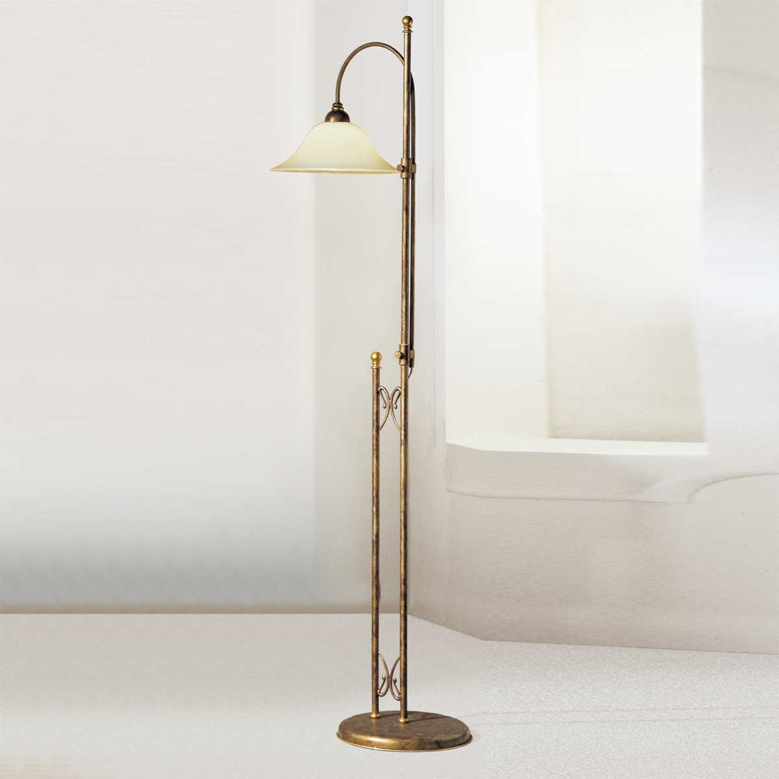 Klassisk stålampe Antonio