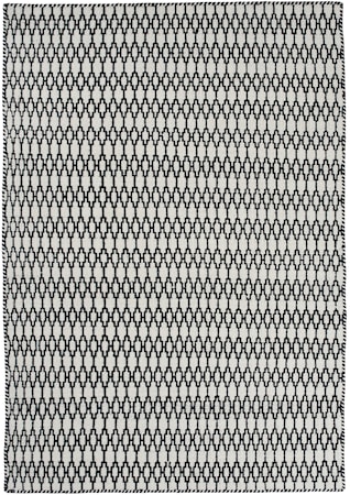Elliot Teppe 170x240 Hvit/Svart