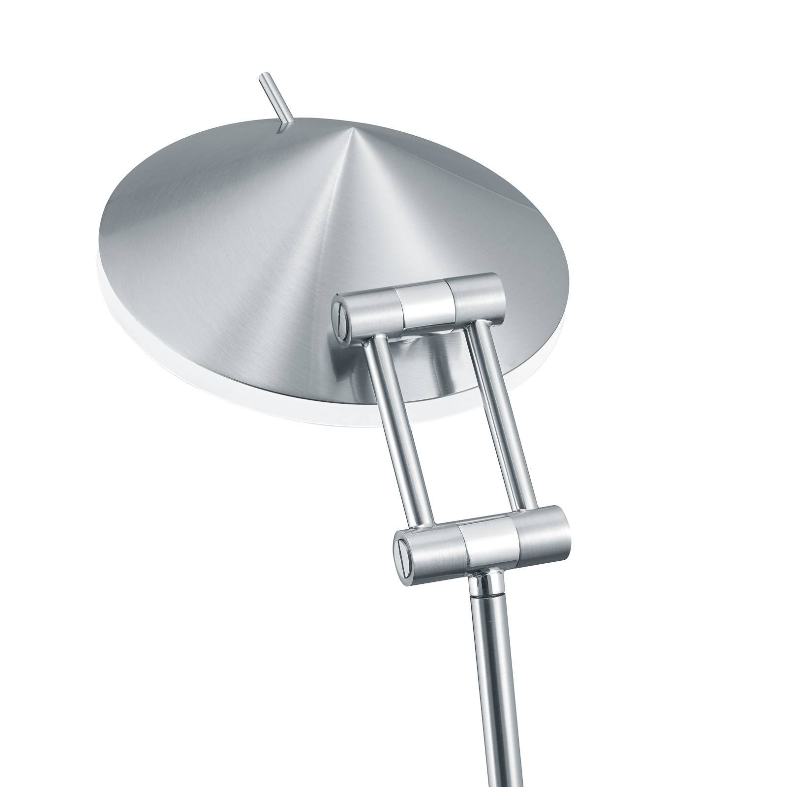 B-Leuchten Hott LED-gulvlampe, matt nikkel