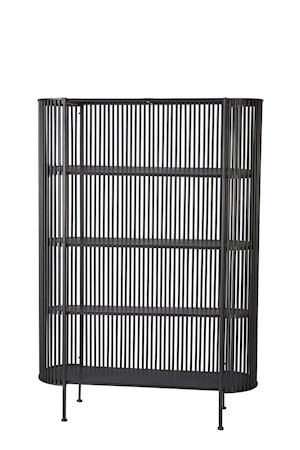 Bryssel Hylle Svart 127 x 41 x 180 cm