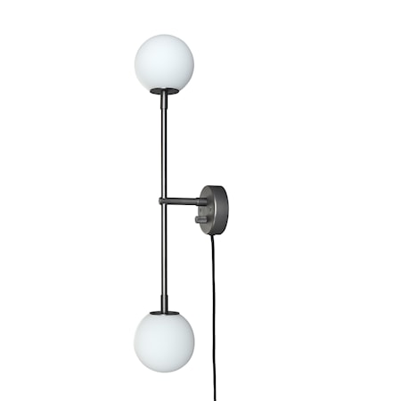 Drop Bulp Vegglampe Grey