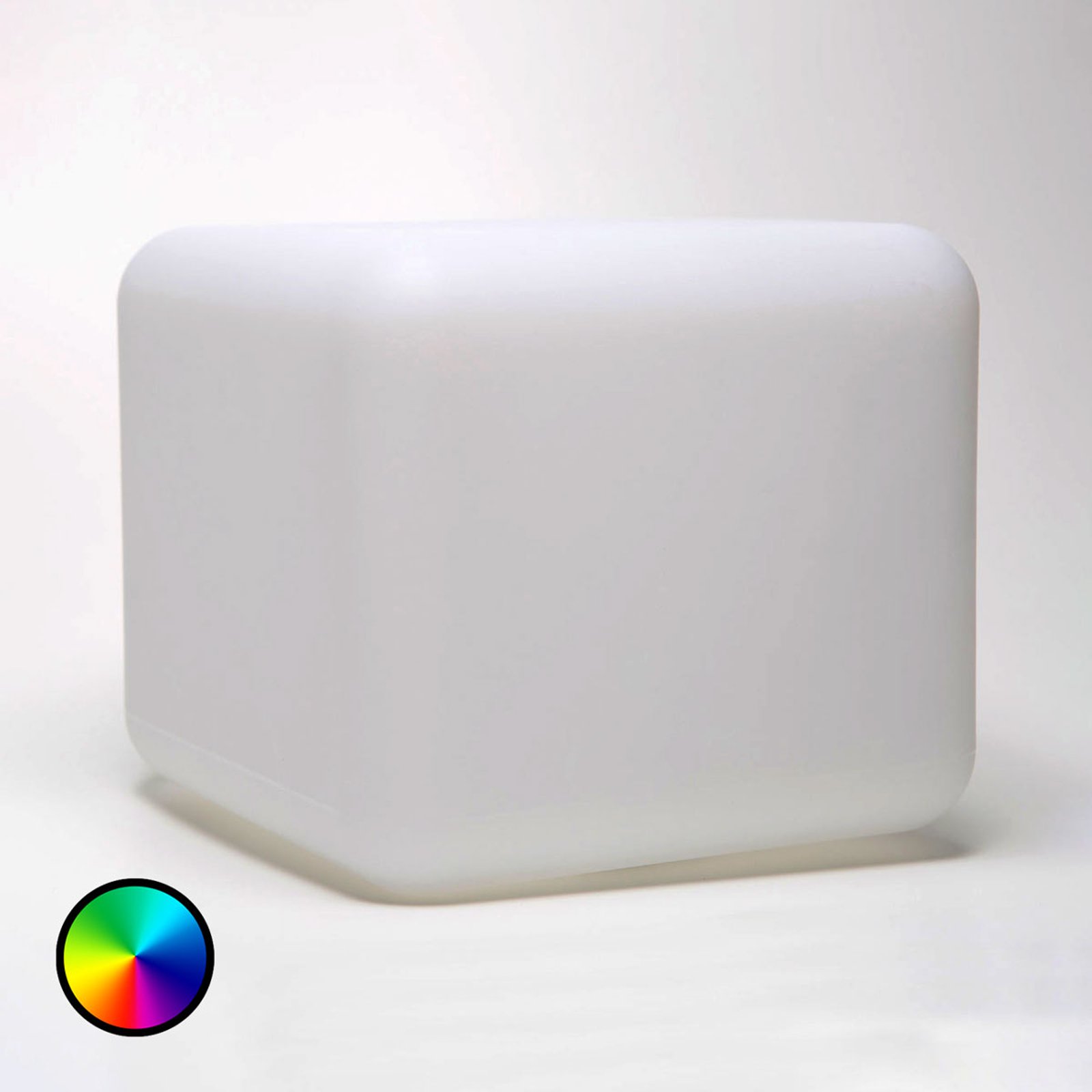Deko-bordlampe Dice S, styrbar via app RGBW 16 cm