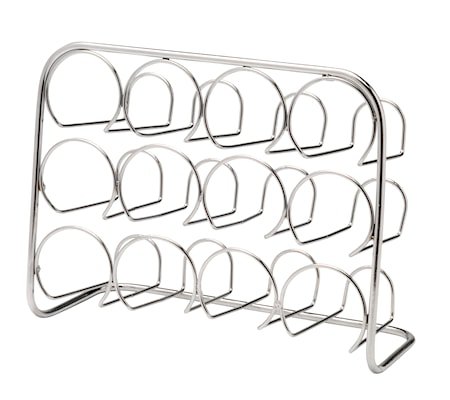 Pisa Spice Rack 12 Jar - chrome