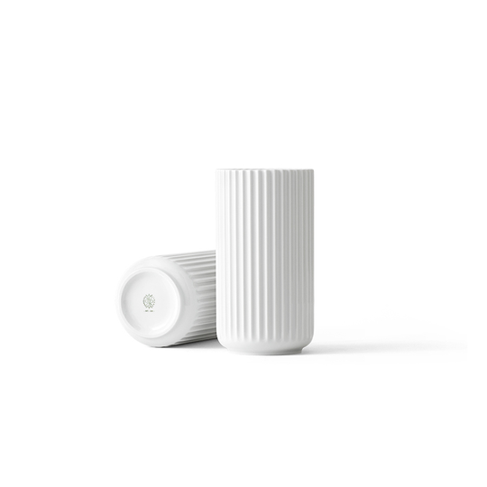 Lyngby Vase 20,5cm Hvit Porselen