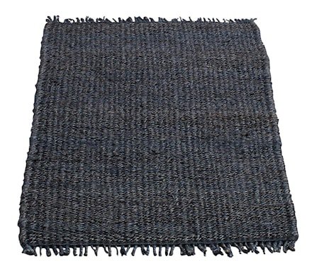 Dørmatte Tan Mørkeblå Jute 60x90 cm