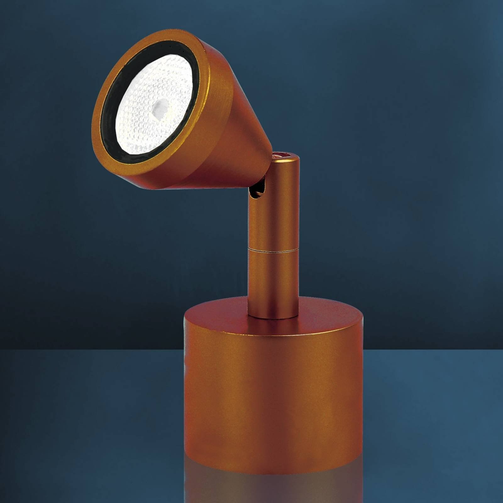 Liten MINI LED-bordlampe med antikk finish